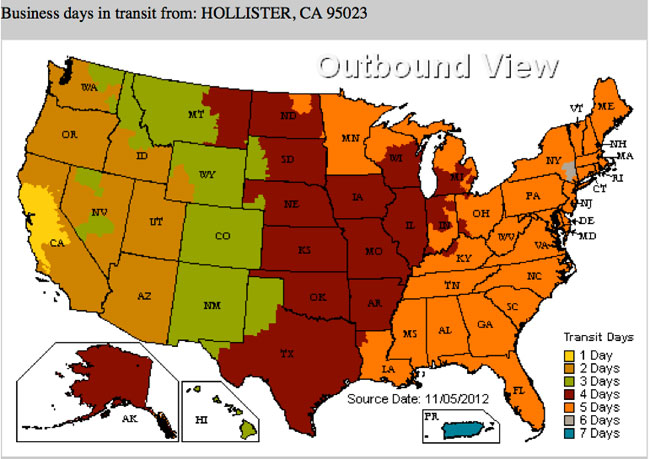 Ups International Zone Chart 2023